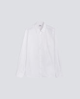 CAMICIA CLASSICA IN COTONE CON TASCHINO-BIANCO-WHITE-BLANCO-WEISS-BLANC